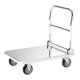 Haushalt Schwerlast-Klappwagen mit Plattform for Lager, Gepäck und Umzüge...