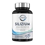Nutriota Silicea/Silizium 500mg | 120 hochwirksame Kapseln | Aus...
