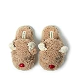 Dearfoams Unisex-Kinder passende Familie Urlaub Weihnachten Rentier &...