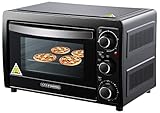 STEInBORG Mini Backofen 15 Liter Pizza-Ofen 3in1 Backofen Minibackofen...