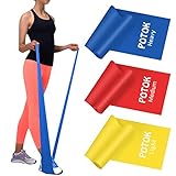 Widerstandsbänder 3er-Set Fitnessbänder mit 3 Widerstandsstufen,...
