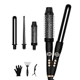 Lockenstab Set 3 in 1, Lockenstab Verschiedene Aufsätze, Warmluftbürste...