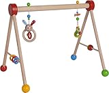 Eichhorn, Baby Gym, mit Spiel und Greiffunktion, Spieltrapez mit farbigen...
