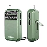 XHDATA D220 Radio Klein, FM AM UKW Radio, Batteriebetriebenes...