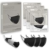 Antempus® 3x FFP2 Stoffmaske Waschbar, FFP2 R D Maske, wiederverwendbare...