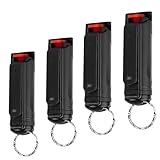 4 Stück Pfefferspray Schlüsselanhänger, Selbstverteidigung...