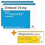 Zinkorot 25 Tabletten: Hochdosierte Zink Tabletten mit 25mg Zinkorotat pro...