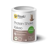 Raab Vitalfood® Bio Protein Shake Kakao Pulver (400 g) - mit Reis- und...