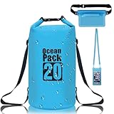 Gucass Dry Bag Wasserdichte Tasche 20 L, Wasserfeste Beutel Packsack mit...