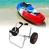Jiubiaz Kajakwagen Aluminiumlegierung Kajak Kanurad Bootsträger Trolley...