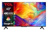 TCL 43P739 43 Zoll Fernseher, 4K HDR, Ultra HD, Smart TV Powered by Google...