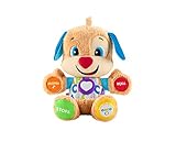 Fisher-Price Lernspaß-Hündchen mit drei Stufen | sprechendes Kuscheltier...