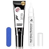 MAGIC ARMOR Nagelkleber Gel UV Freies und Nagelkleberentferner-für...