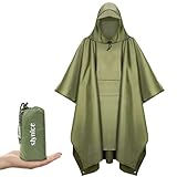 Stynice Leicht Wasserdicht Regenponcho Herren & Damen - Mehrzweck...