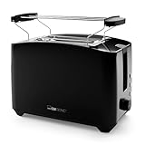 Clatronic® Toaster 2 Toastschlitze | Toaster mit Brötchenaufsatz |...