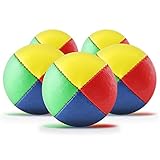 Diabolo Freizeitsport Jonglierbälle 5er Set, 62mm Jonglierball mit...