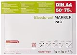 transotype Marker Pad, Layoutpapier für den Einsatz von Pigment-Markern,...