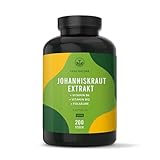 Johanniskraut Kapseln hochdosiert - 200 Kapseln mit Vit. B6 (trägt zu...