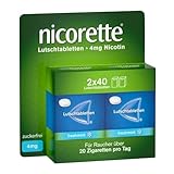 NICORETTE Lutschtabletten mit 4 mg Nikotin – freshmint Geschmack –...