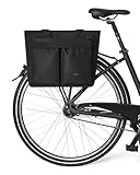 LARKSON Fahrradtaschen für Gepäckträger Damen & Herren Schwarz - Nova...