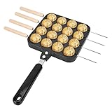 HAOHIZE Takoyaki Pfanne, antihaftbeschichtete Krakenbällchen Pfanne für...