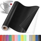 YAFLC Selbstklebend Plotterfolie Vinyl, 30.5x400cm Selbstklebend Vinylfolie...