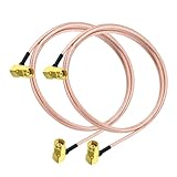 Superbat SMA Kabel 1m 2 Stück - WLAN Antenne Verlängerungskabel,50 Ohm...