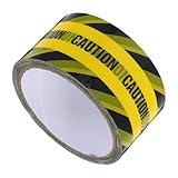 FRCOLOR Selbstklebendes Warnband Gelb schwarz Sicherheitsstreifen...