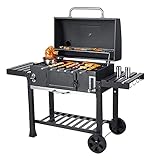 QGKYXT Großer Holzkohlegrill für den Außenbereich, tragbarer Grill,...