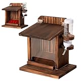 Streifenhörnchen-Futterbox mit Wasserflasche – Eichhörnchenhäuser für...