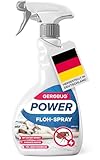 GEROBUG® Flohspray für Wohnung und Möbel 500 ml [GERUCHSNEUTRAL &...