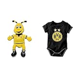 Borussia Dortmund, BVB-EMMA Plüschfigur mittel, 02 Gelb, 30cm & Unisex...