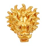 TOYANDONA Drachenkopf Gartenbrunnen Harz Eleganter Wasserauslass für...