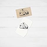 Motivstempel - schlafender Baby Elefant