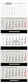 Kombi 4-Monatskalender 2026 großer Wandkalender vier Monate Bürokalender...