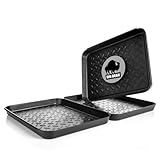 BigDean 3 Stück Schuhabtropfschale 27x35cm Anthrazit Schuhmatte für zu...