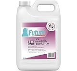 Futum Bettwanzenspray Floh-Spray 2 Liter Gegen Wanzen, Flöhe, Larven &...
