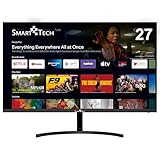 Smart Tech Smart Monitor 27 Zoll, FHD Monitor Android, Eingebaute...
