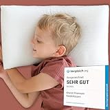 KNERST® Kinderkopfkissen - Ergonomisches Kissen Kinderzimmer mit...