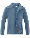 33,000ft Damen Fleecejacke mit Durchgehendem Reißverschluss Stehkragen...