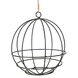 Logbuch-Verlag Metallkugel Ø 18 cm Kugel zum Aufhängen Bepflanzen...
