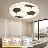 EASY EAGLE LED Deckenleuchte Fußball, 36W Deckenlampe LED...