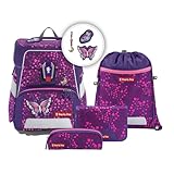Step by Step Schulranzen-Set Space Shine Butterfly Night Ina, 5-teilig,...