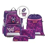 Step by Step Schulranzen-Set Space Shine Butterfly Night Ina, 5-teilig,...