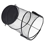 FUNNETOYU Faltbarer Wäschesammler mit Stahlrahmen Große Wäschekörbe mit...