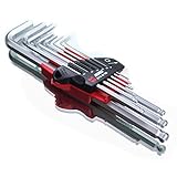 Würth Winkelschraubendreher Sortiment 9 tlg. mit Kugelkopf Sechskant...