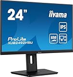 iiyama Prolite XUB2492HSU-B6 60,5cm 23,8' IPS LED-Monitor Full-HD 100Hz...