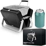 MikaMax – Die kleinste BBQ der Welt – Klappbarer Mini-Grill für...