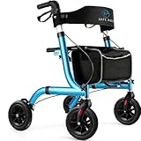 Safe Age Rollator faltbar und leicht mit Sitz - Gehhilfe für Senioren,...