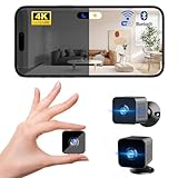 2025 Upgrade 4K HD Mini Kamera, WiFi & Bluetooth Kamera Überwachung...
